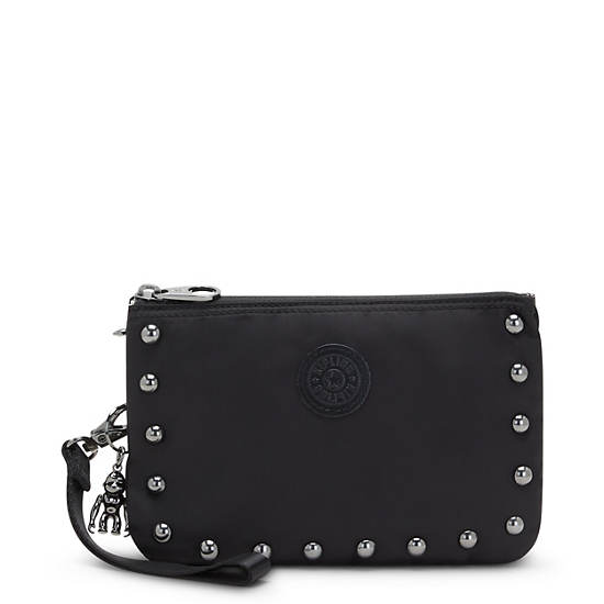 Kipling Creativity Extra Large Metallic Wristlet Tassen Zwart | België 1151JP